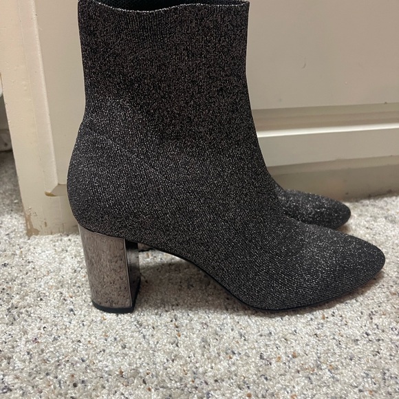 NEW !!! Fancy ❤️ sparkly ❤️ happy booties !!!! Worn once! - Picture 4 of 5